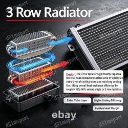 3Row Aluminum Radiator fit Ford New Holland Skid Steer LS180 L865/885 LX865/885