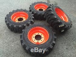 4-10-16.5 HD Skid Steer Tires/Wheels/Rims for Bobcat Camso SKS532 HEAVY DUTY