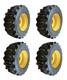 4-14-17.5 ASCENSO SSB331 Skid Steer Tires/Rims for New Holland, John Deere, Gehl