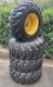 4-14-17.5 Galaxy XD2010 Skid Steer Tires/Rims for New Holland, John Deere, Gehl
