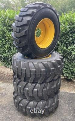 4-14-17.5 Galaxy XD2010 Skid Steer Tires/Rims for New Holland, John Deere, Gehl