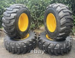 4-14-17.5 Galaxy XD2010 Skid Steer Tires/Rims for New Holland, John Deere, Gehl