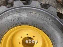 4-14-17.5 Galaxy XD2010 Skid Steer Tires/Rims for New Holland, John Deere, Gehl
