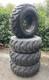 4-14X17.5 SKS-1 Skid Steer Tires on Gray Rims for Case, New Holland & more-14PLY