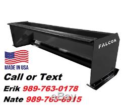4' Falcon Snow Pusher for Skid Steer or Tractor