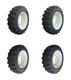 4-HD 27X8.50-15 XD2010 Skid Steer Tires/Rims for Case, New Holland & more(6 LUG)