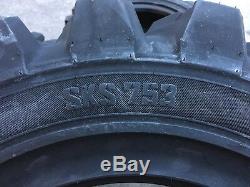 4 HD Camso SKS753 12-16.5 Skid Steer Tires for John Deere, New Holland 12X16.5