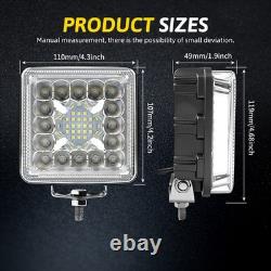 4 LED Work Lights Fit New Holland Skid Steer L185 L190 L250 L255 L465 L565 L86