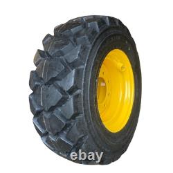 4 NEW 12-16.5 Galaxy Hulk L5 Skid Steer Tires/Rims for New Holland LS180 & more