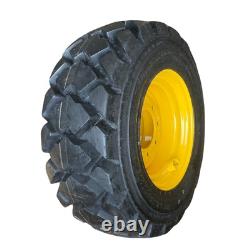 4 NEW 12-16.5 Galaxy Hulk L5 Skid Steer Tires/Rims for New Holland LS180 & more