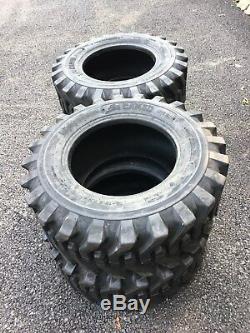 4 NEW 12-16.5 Skid Steer Tires 12 PLY- Camso sks332-For Bobcat & more-12X16.5