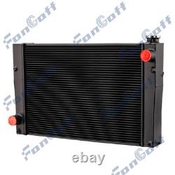 4 Row Aluminum Radiator For Case New Holland Skid Steer 47946380/47362351