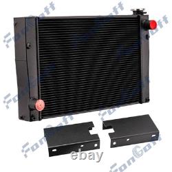 4 Row Aluminum Radiator For Case New Holland Skid Steer 47946380/47362351