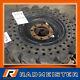 4 Solid Skid Steer Tires 10x16.5 with Rims Flat Proof 10-16.5