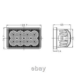 40W LED Work Lights Headlights for John Deere, Case/IH, New Holland Skid Steer