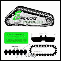 450x86x55 C New Holland C185 C190 Skid Steer Rubber Tracks- FREE SHIPPING- 7344