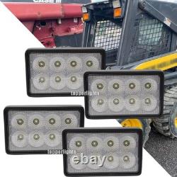 4LED Work Lights For New Holland Skid Steer L150 L160 L170 L175 L185 L190 L250