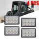 4x LED Work Light For New Holland Skid Steer LX465 LX485 LX565 LX665 LX865 LX885