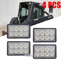 4x LED Work Light For New Holland Skid Steer LX465 LX485 LX565 LX665 LX865 LX885