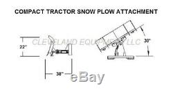 72 COMPACT TRACTOR / SKID STEER SNOW PLOW BLADE ATTACHMENT Mahindra New Holland