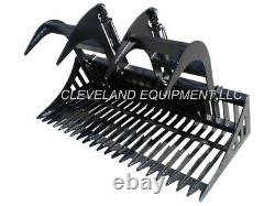 72 SD SKELETON ROCK GRAPPLE ATTACHMENT Skid-Steer Loader Cat New Holland Bobcat