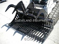 72 SD SKELETON ROCK GRAPPLE ATTACHMENT Skid-Steer Loader Cat New Holland Bobcat