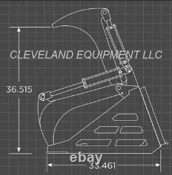 72 SD SKELETON ROCK GRAPPLE ATTACHMENT Skid-Steer Loader Cat New Holland Bobcat