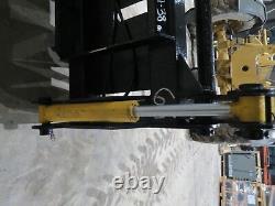 74 Inch skid steer MS Attachments root rake grapple Heavy Duty Cat Case Bobcat