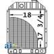 771716 Radiator for New Holland Skid Steer Loader L554 (Gas), L555 (Diesel) READ
