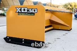 8' XD30 with pullback bar snow pusher JD & New Holland skid steer SHIPS FREE