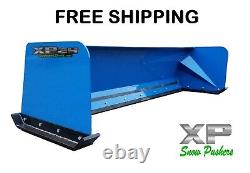 8' XP24 BLUE SNOW PUSHER Skid Steer Loader New Holland FREE SHIPPING