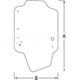 84344565 Skid Steer Front Windshield Glass Fits Case-IH Fits Ford/New Holland