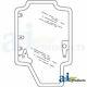 84415734G Fits Ford New Holland Glass Only, No Metal Frame Fits Skid Steers