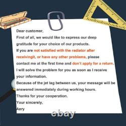 #86534243 Radiator For Ford New Holland LX865 Skid Steer LX885 Models Aluminum