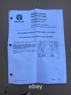 86556159 ARMREST KIT fits NEW HOLLAND skid steer (New OEM)
