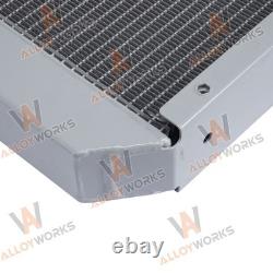 Aluminum Radiator fit Ford New Holland Skid Steer LS180 LX865 LX885 L885 L865 US