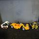 Bobcat 753 Diecast Skid Steer Lot with New Holland Construction Vehicles