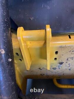 Bradco skidsteer backhoe attachment weld-on mount New Holland John Deere