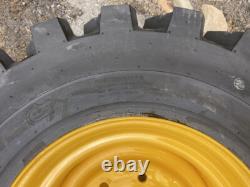 FOAM FILLED 12-16.5 SKS-9 Skid Steer Tires/Rims for New Holland LS180 & more
