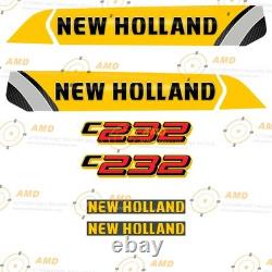 Fits C232 New Holland Skid Steer Replacement Decals