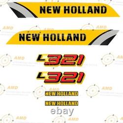 Fits L321 New Holland Skid Steer Replacement Decals
