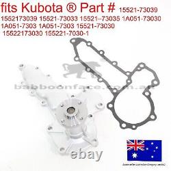 For Kubota Water Pump New Holland Mustang skid L454 L455 L553 L555 CASE 1838