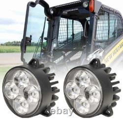 For New Holland C L TV Series skid steers 47376469 LED Headlight Plug and Play