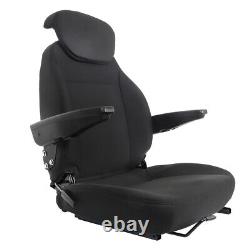 For New Holland Loader/ Backhoe Seat Assy Fits Various Models Black Cloth New