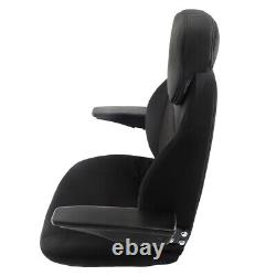 For New Holland Loader/ Backhoe Seat Assy Fits Various Models Black Cloth New