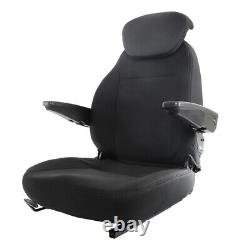 For New Holland Loader/ Backhoe Seat Assy Fits Various Models Black Cloth New