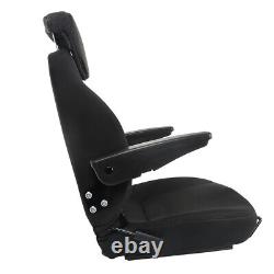 For New Holland Loader/ Backhoe Seat Assy Fits Various Models Black Cloth New