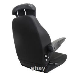 For New Holland Loader/ Backhoe Seat Assy Fits Various Models Black Cloth New