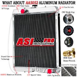 For New Holland Skid Steer Loader C175, C185, C190 L175, L180, L185 Radiator 3 Rows