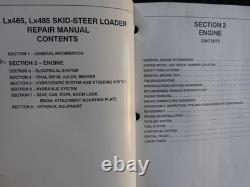 GENUINE New Holland L465 Lx465 Lx485 Skid Steer Loader Tractor Service Manual